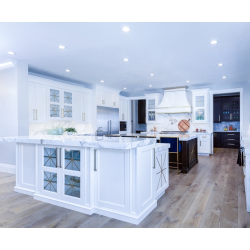 BAZZ – Ensemble de 6 luminaires encastrés à DEL blancs de 4 po, DISK5CCT4W6