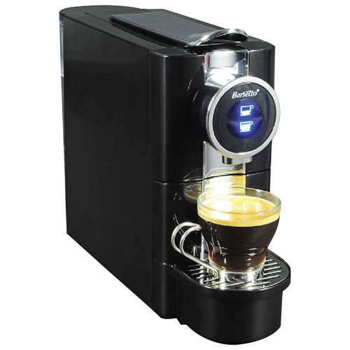 Barsetto BARSM1 Coffee & Espresso Machine - Black/Silver