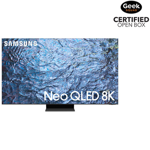 Boîte ouverte - Téléviseur intelligent Tizen HDR Neo QLED UHD 8K de 85 po de Samsung - 2023 - Noir titane