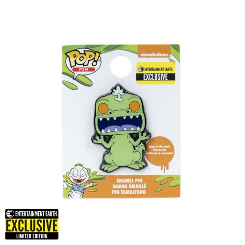 Image 1 de 5.. Rugrats Reptar phosphorescent Pop! Épinglette à dos - Entertainment Earth exclusive