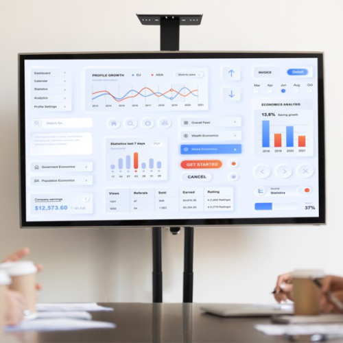 Xtreme XMB1-0133-BLK Rolling TV Stand, Adjustable Tilt, Television Sizes 32''-80'' inch, Wheels with lock