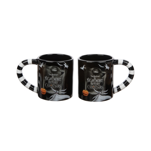 The Nightmare Before Christmas Jack Skellington & Sally 2-Piece Ceramic Mug Set