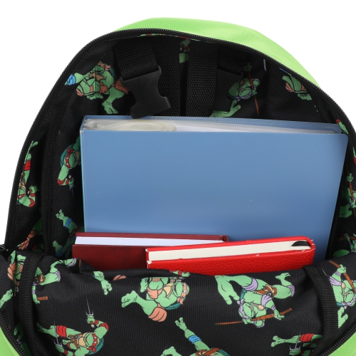 Teenage Mutant Ninja Turtles – Sac à dos réversible Michelangelo de 16 po