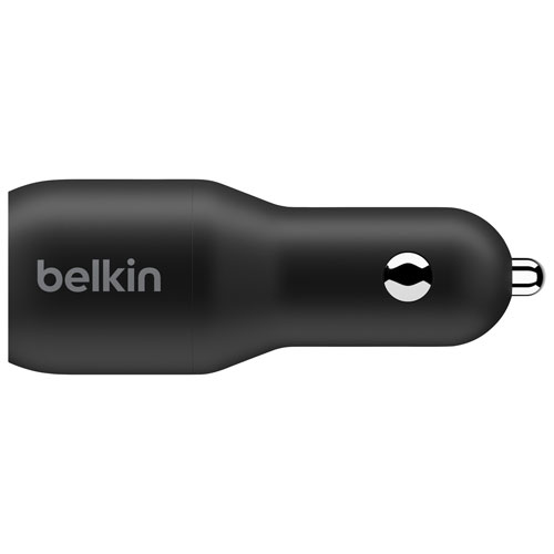 Belkin 36W Dual USB-C Car Charger - Black