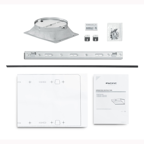 Pacific PQ6830AB Side Suction Under Cabinet Ducted Range Hood