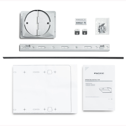 Pacific PQ6830AB Side Suction Under Cabinet Ducted Range Hood