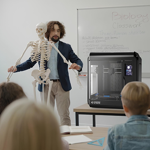 Flashforge Adventurer 4, All in one EASY Step 3D Printer with Wi-Fi and Ethernet Connectivity, HD Camera Built-n, Remote Control Educational Printer