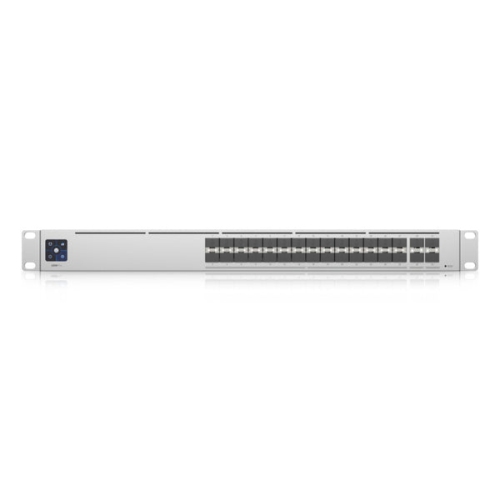 Ubiquiti UniFi Pro Aggregation 28-port PoE Layer 3 Switch with 4 x 25G SFP28 Ports and 28 x 10G SFP+ Ports - Grey