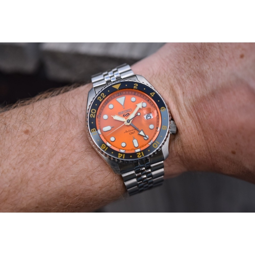 Seiko 5 Sports ‘Mikan Orange’ Automatic Men's Watch SSK005K1