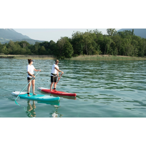 Decathlon ITIWIT - 10FT Inflatable Stand up Paddle Board 10'x32"x5" - upgraded SUP paddle boards - Free Aluminum Paddle