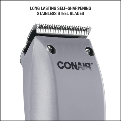 Conair Simple Cut 10-Piece Basic Haircut Kit SILVER grooming V10256