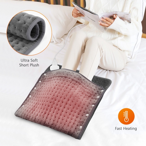 Snailax Heating Pad & Foot Warmer, 6 Temperature Settings & Auto Shut Off, 17”x33”