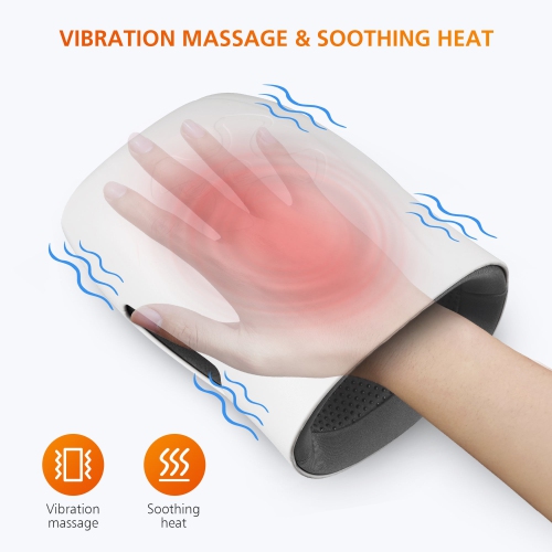 Snailax hand massager with heat and compression