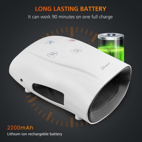 Snailax hand massager with heat and compression