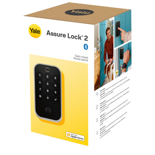 Yale Assure Lock 2 Bluetooth Smart Lock with Keypad & Lock - Satin Nickel