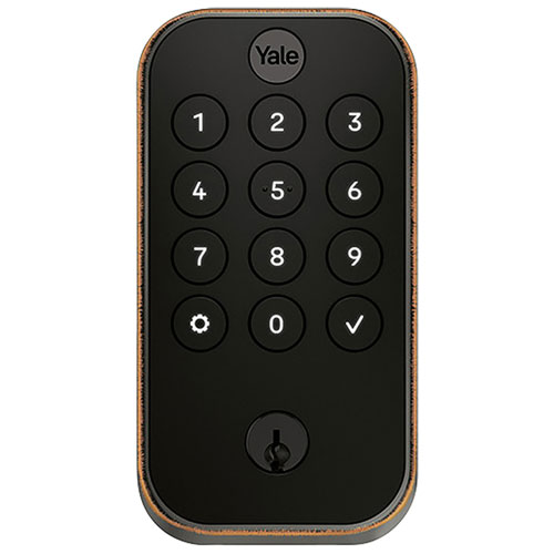 Serrure intelligente Bluetooth Assure Lock 2 avec pavé numérique et serrure de Yale - Bronze huilé
