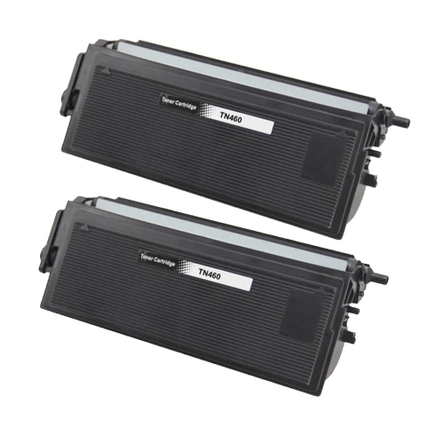 Max Saving - 2PK Compatible Black Toner Cartridge for Brother TN460, TN560, TN570, DCP-1200, DCP-1400, Fax-8350P, HL-1230
