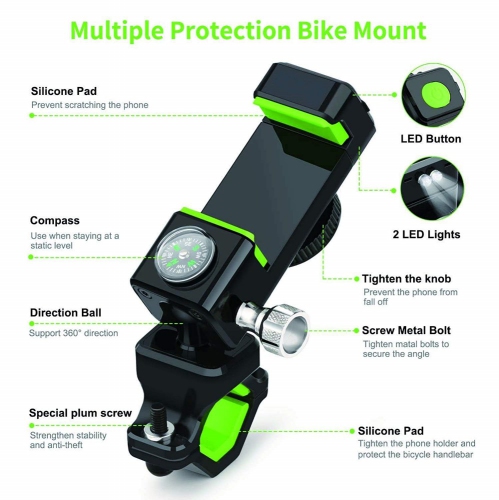 Guider Q003 Anti-theft Bicycle Phone Mount Bracket