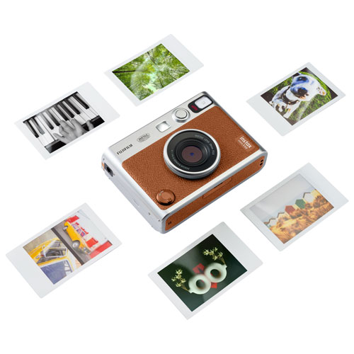 Caméra instantanée Instax mini Evo de Fujifilm - Brun