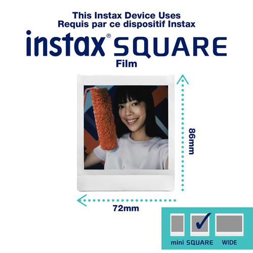 Fujifilm Instax SQUARE SQ40 Instant Camera - Black