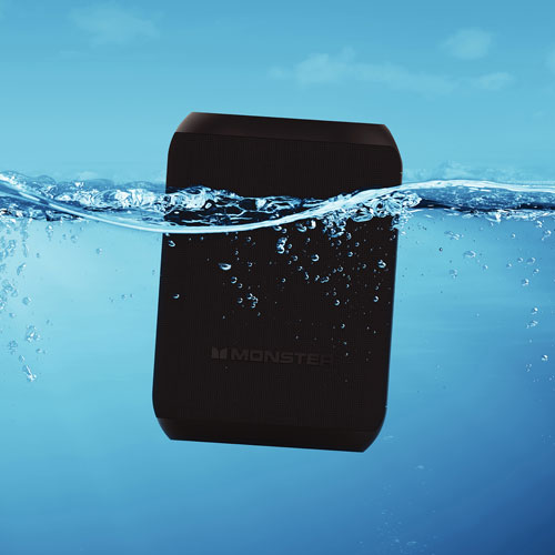 Haut-parleur sans fil portatif Bluetooth DNA ONE de Monster - Noir