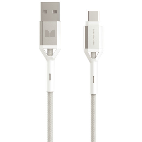Haut-parleur sans fil portatif Bluetooth DNA Max de Monster - Blanc