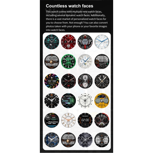 ISPEKTRUM iS70 Smart Watch 1.43" HD AMOELD Screen Bluetooth Calls & Text Waterproof Multiple Sports & Fitness Tracker Heart Rate & BP Monitor works