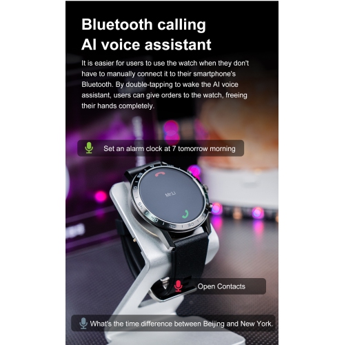 ISPEKTRUM iS70 Smart Watch 1.43" HD AMOELD Screen Bluetooth Calls & Text Waterproof Multiple Sports & Fitness Tracker Heart Rate & BP Monitor works