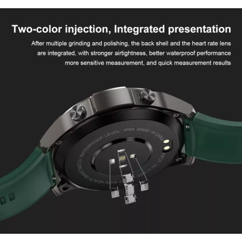 ISPEKTRUM iS50 Smart Watch 1.43" HD AMOELD Screen Bluetooth Calls & Text Waterproof Multiple Sports & Fitness Tracker Heart Rate & BP Monitor works