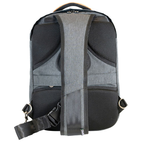 Sac à bandoulière Robson de PKG pour portable de 14 po - Gris foncé