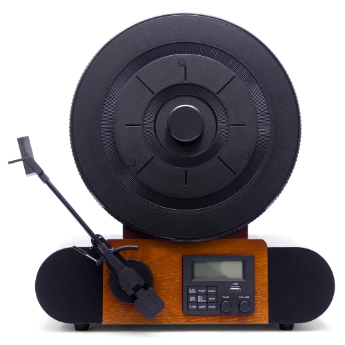 Fuse VERT AT Vertical Record Player Turntable w/Bluetooth and Audio Technica Needle Cartridge