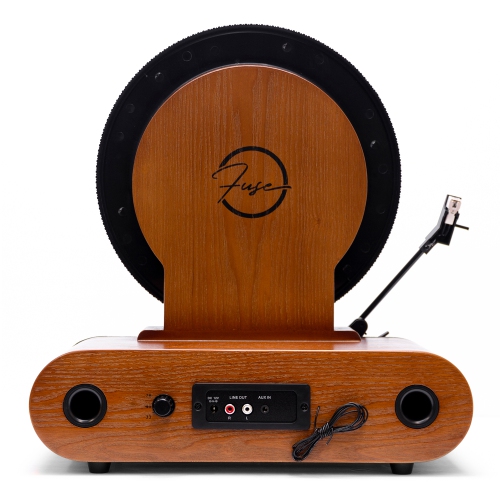 Fuse VERT AT Vertical Record Player Turntable w/Bluetooth and Audio Technica Needle Cartridge