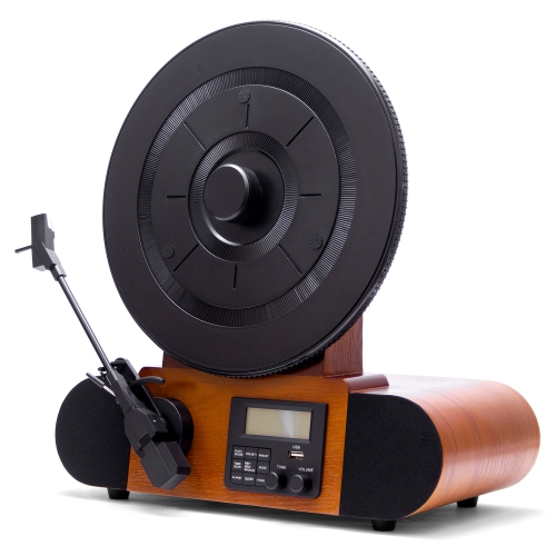 Fuse VERT AT Vertical Record Player Turntable w/Bluetooth and Audio Technica Needle Cartridge