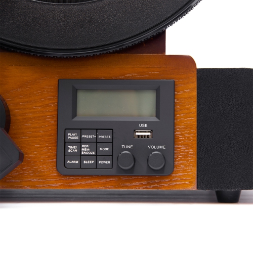 Fuse VERT AT Vertical Record Player Turntable w/Bluetooth and Audio Technica Needle Cartridge