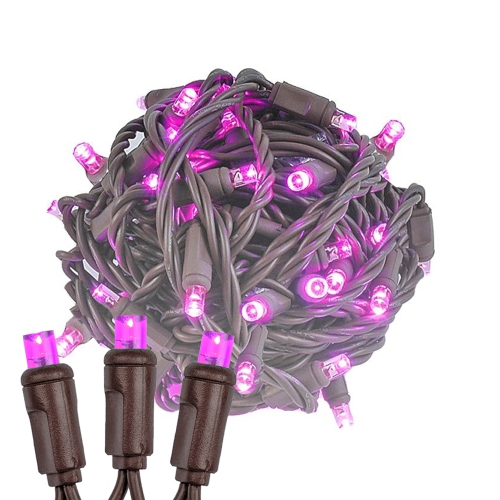 NOVELTY LIGHTS LLC  Novelty Lights 11Ft 50 Led Christmas String Lights, 2.5" Spacing On Wire, Ul Listed Ip55 Commercial Grade Xmas Lights For