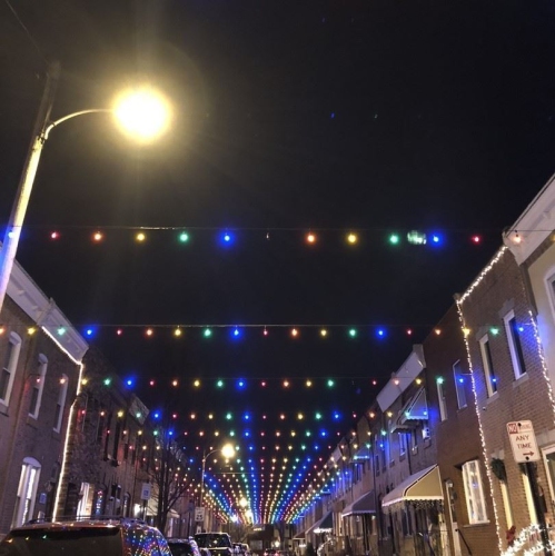 Novelty Lights 25 Pack G40 LED Light Bulbs, E12 C7 Candelabra Screw Base Shatterproof Outdoor String Lights Clear Globe Bulbs, Dimmable Edison Light