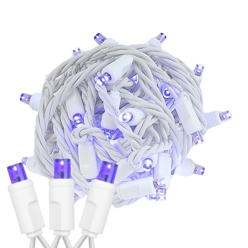 NOVELTY LIGHTS LLC  Novelty Lights 25Ft Christmas String Lights, 50 Led Bulbs On Wire, 6" Spacing, Connectable Indoor Outdoor Commercial Grade