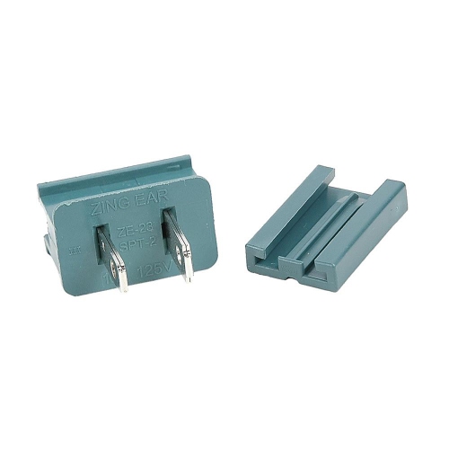 NOVELTY LIGHTS LLC  Novelty Lights Spt-2 Male And Female Plug, Snap On Vampire Plugs, Green, Polarized, 10 Amp