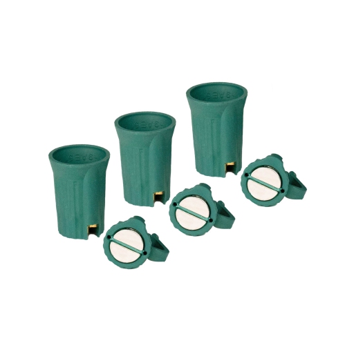 Novelty Lights C9 Magnetic Socketed Holiday Light String, Green Wire, E17 Sockets, For Indoor or Outdoor Steel Surfaces