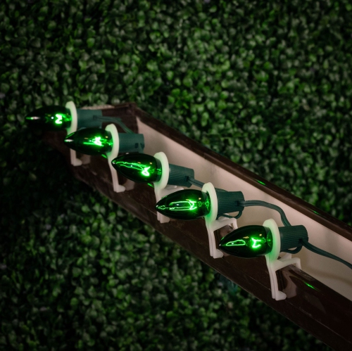 C9 Christmas String Light Set - Outdoor Christmas Light String - Hanging Christmas Lights - Roofline Light String - Outdoor Patio String Lights -