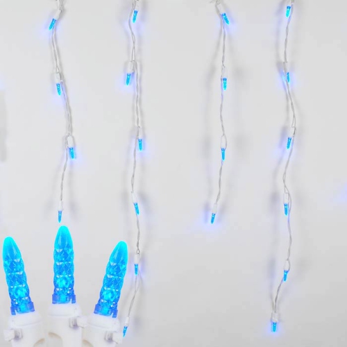 NOVELTY LIGHTS LLC  Novelty Lights M5 Christmas Led Icicle Light Set Wire, 15' Long, 150 Light In White