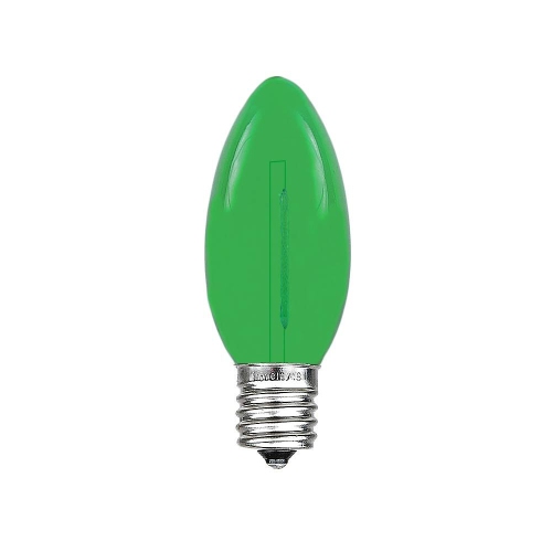 Paquet de 25 ampoules à filament LED C9, ampoules de Noël de rechange en plastique incassables, base E17 pour cordes intérieures/extérieures,