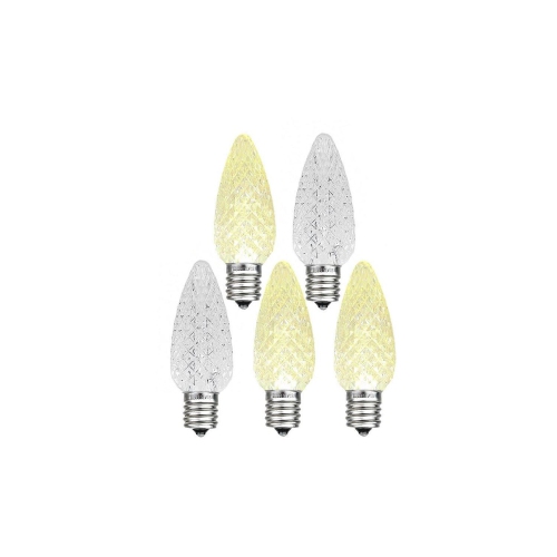 NOVELTY LIGHTS LLC  Novelty Lights 25 Pack C9 Led Twinkle Outdoor Christmas Replacement Bulbs