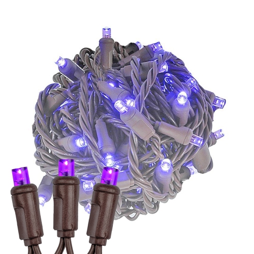 NOVELTY LIGHTS LLC  Novelty Lights 11Ft 50 Led Christmas String Lights, 2.5" Spacing On Wire, Ul Listed Ip55 Commercial Grade Xmas Lights For