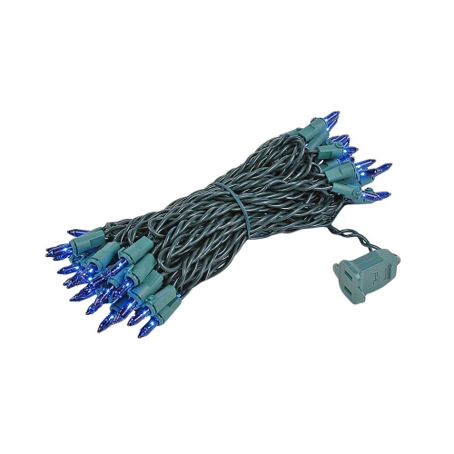 NOVELTY LIGHTS LLC  Novelty Lights 25 Feet 50 Mini Christmas Lights Wire String, Traditional Vintage Christmas Light, 6 Inch Spacing, Indoor/outdoor