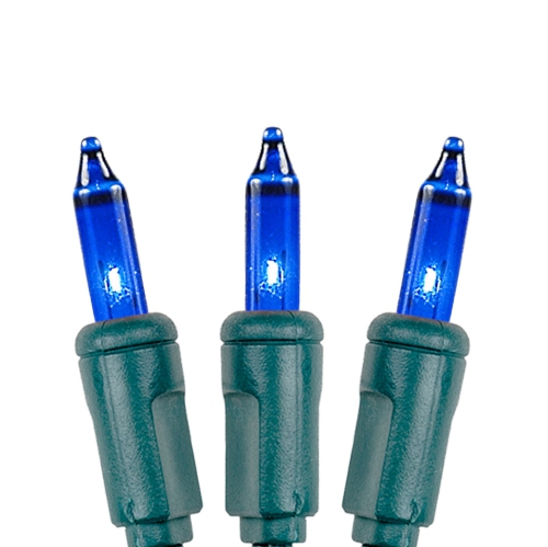 Novelty Lights 8.5 Feet 20 Bulb Mini Light String on Green Wire, Non-Connectable Incandescent Fairy Lights for Bottles and Crafts, 4" Bulb Spacing,