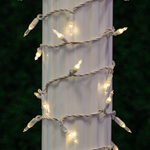Lumières de Noël de style rétro T5 LED, guirlande de 70 mini-ampoules de 35 pi, éclairage intérieur/extérieur homologué UL pour arbres
