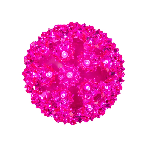 NOVELTY LIGHTS LLC  Novelty Lights Led Starlight Sphere, Ornament Ball Light, 5Ft Hanging Cord \w S Hook, 12Ft Power Cord \w Stackable Plug