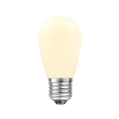 Novelty Lights 25 Pack S14 Outdoor Patio Edison Replacement Bulbs, E26 Medium Base, 11 Watt
