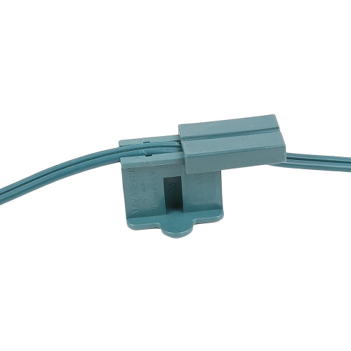 Novelty Lights SPT-2 Male and Female Plug, Snap On Vampire Plugs, Green, Polarized, 10 Amp